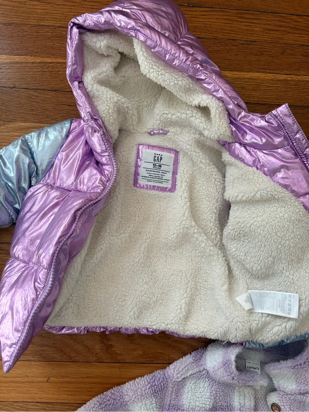 GAP Bundle Jackets Winter Puffer Fleece Teddy